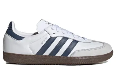 Pre-owned Adidas Originals Samba Og (women's) Sneakers In Cloud White/preloved Ink/dash Grey