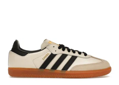 Pre-owned Adidas Originals Samba Og (women's) Sneakers In Cream White/core Black/sand Strata