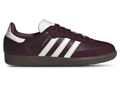 Pre-owned Adidas Originals Samba Og (women's) Sneakers In Maroon/off White/gum