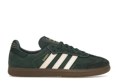 Pre-owned Adidas Originals Samba Og (women's) Sneakers In Mineral Green/crystal Sand/shadow Green