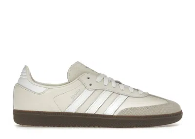 Pre-owned Adidas Originals Samba Og (women's) Sneakers In Off White/footwear White/wonder Alumina