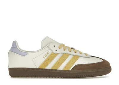Pre-owned Adidas Originals Samba Og (women's) Sneakers In Off White/oat/violet Tone In Multi