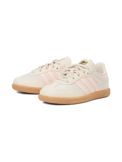 Adidas Originals Babies' Samba Og "wonder White/pink" Sneakers In Neutral