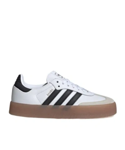 Adidas Originals Samba Panelled Sneakers In White