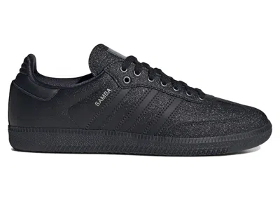 Pre-owned Adidas Originals Samba Shine Triple Black (women's) Sneakers In Core Black