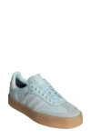 Adidas Originals Samba Sneaker In Almost Blue/white/silver