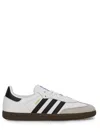 Adidas Originals Adidas Men's White Core Black Gold Me Sambae Suede And Leather Low-top Trainers