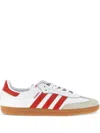 Adidas Originals Low-top Sneakers With Rubber Sole And Stripes In White