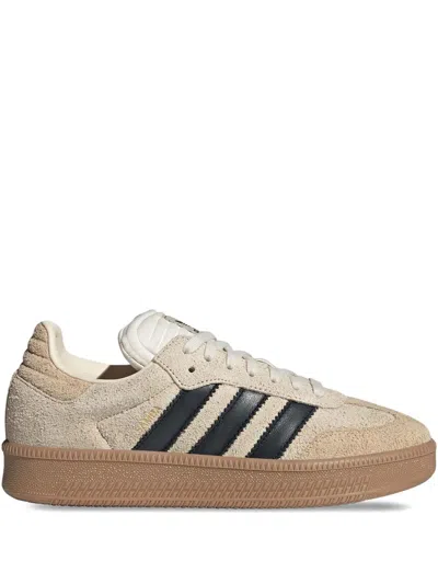 Adidas Originals Samba Trainers In Gold