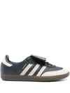 Adidas Originals Samba Sneakers In Black/white/silver Met.
