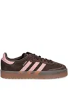 Adidas Originals Womens Dark Brown Wonder Mauve Sambae Suede Low-top Trainers In Brown