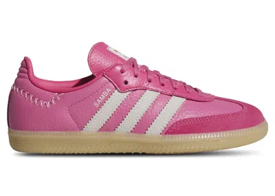 Pre-owned Adidas Originals Samba Sneakers In Bliss Pink/off White/pink Fusion In Multi