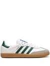 Adidas Originals Samba Logo-patch Sneakers In White