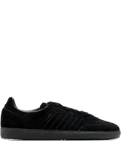 Adidas Originals Samba Suede-leather Sneakers In Black