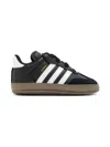 Adidas Originals Samba Three-stripe Sneakers In Black