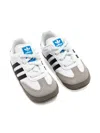 Adidas Originals Adidas Infant Originals Samba Stretch Lace Crib Shoes In White