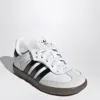 Adidas Originals Samba White/black Sneakers With Elastic Laces