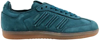Pre-owned Adidas Originals Samba W(women's) Sneakers In Tech Green/vapour Steel