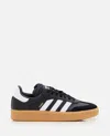 Adidas Originals Samba Xlg Leather Low-top Sneakers In Black