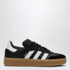 Adidas Originals Samba Xlg Leather Low-top Sneakers In Black