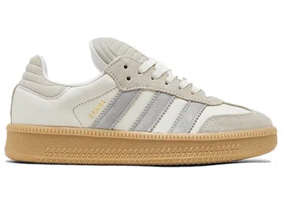 Pre-owned Adidas Originals Samba Xlg Grey Sneakers In Off White/grey Two/gum In Multi