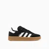 Adidas Originals Samba Xlg Lace-up Sneakers In Cblack Ftwwht