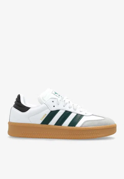 Adidas Originals Samba Xlg Leather Low-top Sneakers In White