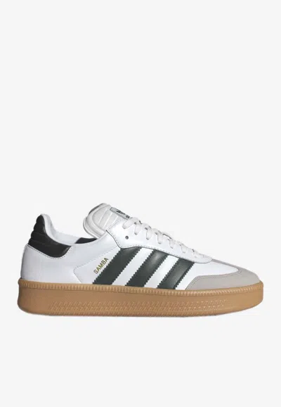 Adidas Originals Samba Xlg Leather Low-top Sneakers In White