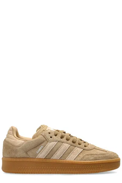 Adidas Originals Samba Xlg Low-top Sneakers In Beige