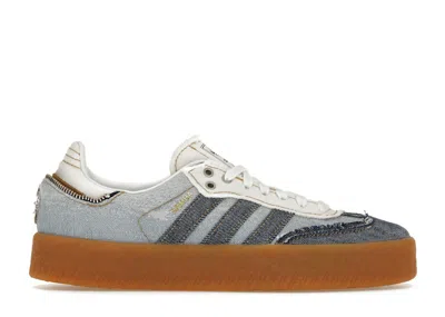 Pre-owned Adidas Originals Sambae Atmos Pink Denim (women's) Sneakers In Cloud White/mesa/gum