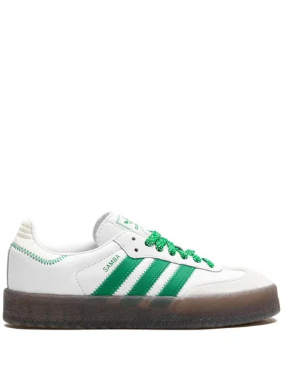 Adidas Originals Sambae "cloud White/green" Sneakers