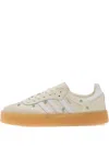 Adidas Originals Sambae Floral-embellished Snekaers In Neutral