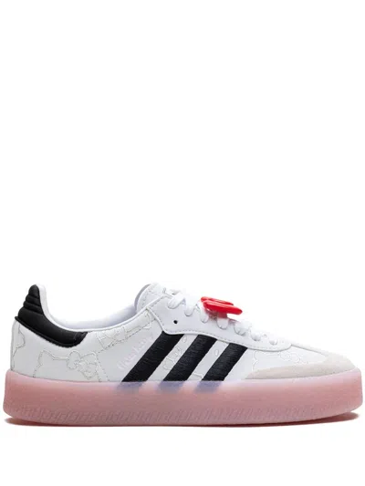 Adidas Originals Sambae "hello Kitty" Sneakers In White