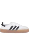 Adidas Originals Platform Samba Sneaker Gum-rubber Sole In White