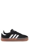 Adidas Originals Sambae Leather Low-top Sneakers In Black