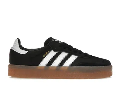 Pre-owned Adidas Originals Sambae Metallic Gold (women's) Sneakers In Core Black/cloud White/gold Metallic In Multi