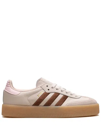 Adidas Originals Sambae "putty Mauve" Sneakers In Pink
