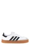 Adidas Originals Samba Panelled Sneakers In White