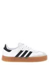 Adidas Originals Samba Panelled Sneakers In White