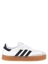 Adidas Originals Samba Panelled Sneakers In White
