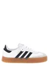 Adidas Originals Samba Panelled Sneakers In White