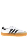 Adidas Originals Sambae Leather Sneakers In Black