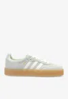 Adidas Originals Sambae "wonder/white/gum" Sneakers In Green