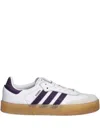 Adidas Originals Sambae Three-stripe Sneakers In White