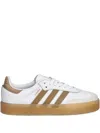 Adidas Originals Sambae Three-stripe Sneakers In White