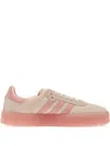 Adidas Originals Sambae Three-stripe Sneakers In Pink