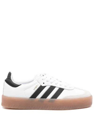Adidas Originals Platform Samba Sneaker Gum-rubber Sole In White
