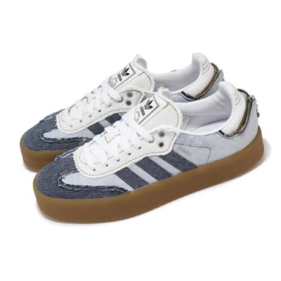 Pre-owned Adidas Originals Sambae W Denim Gum Women Lifestyle Casual Shoes  Sneakers Ii0001 In White | ModeSens