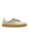 Adidas Originals Sambae Leather Low-top Sneakers In Gray