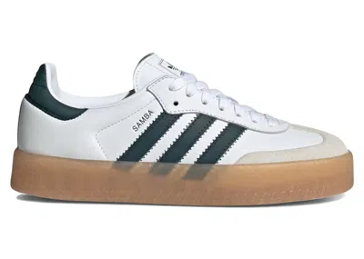 Pre-owned Adidas Originals Sambae White (women's) Sneakers In Cloud White/off White/aurora Ivy